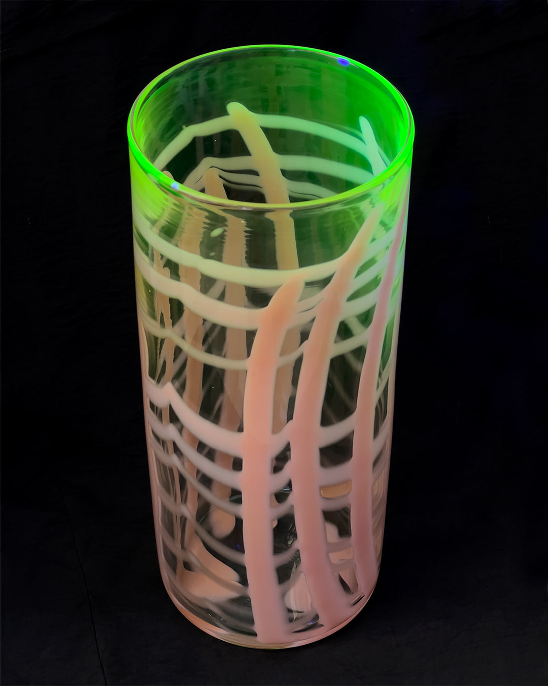 Chiffon Glow Swish Vase