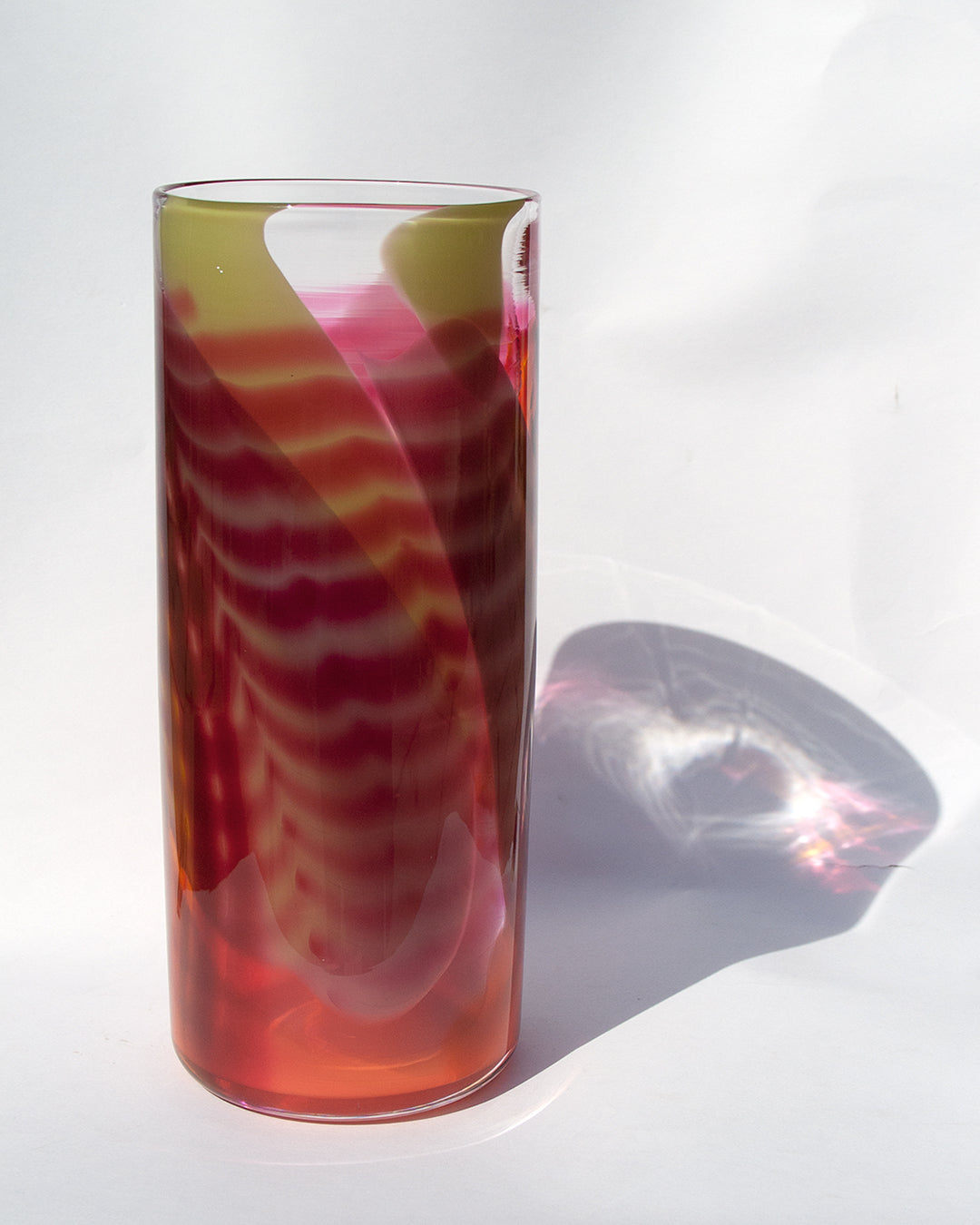 Heavy Citrus Swish Vase