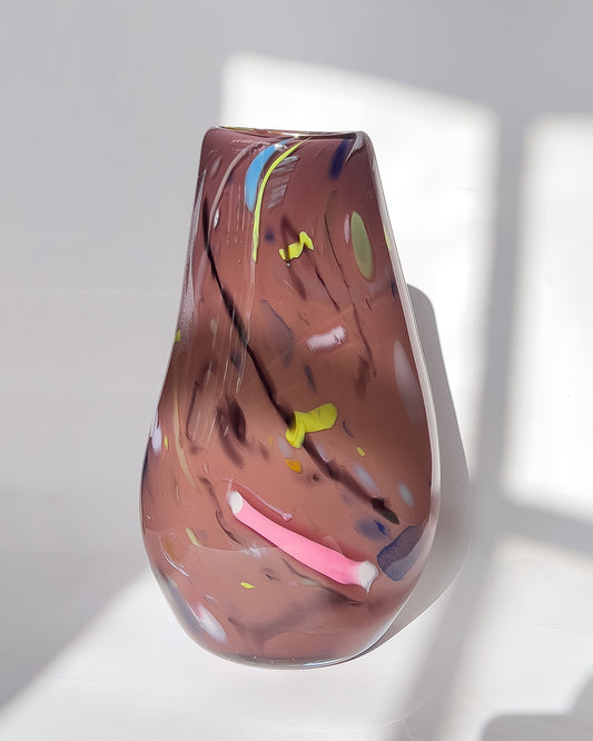 Rose Custard Nassau Vase