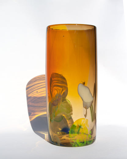 Amber Sunrise Nassau Vase