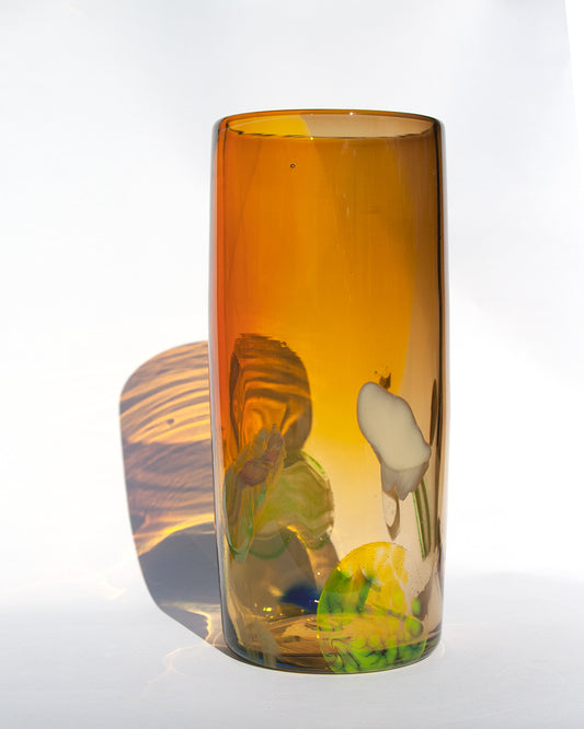 Amber Sunrise Nassau Vase