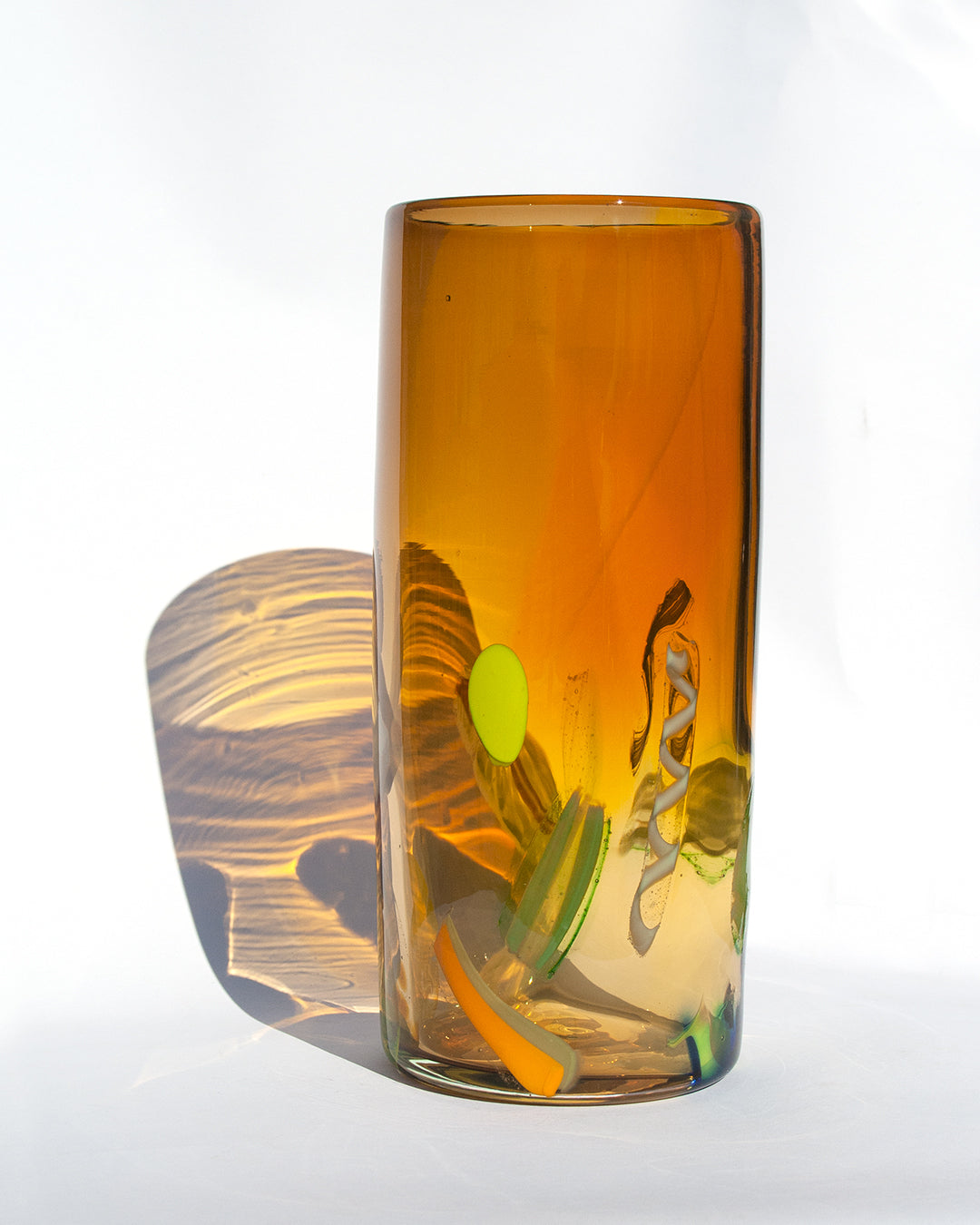Amber Sunrise Nassau Vase