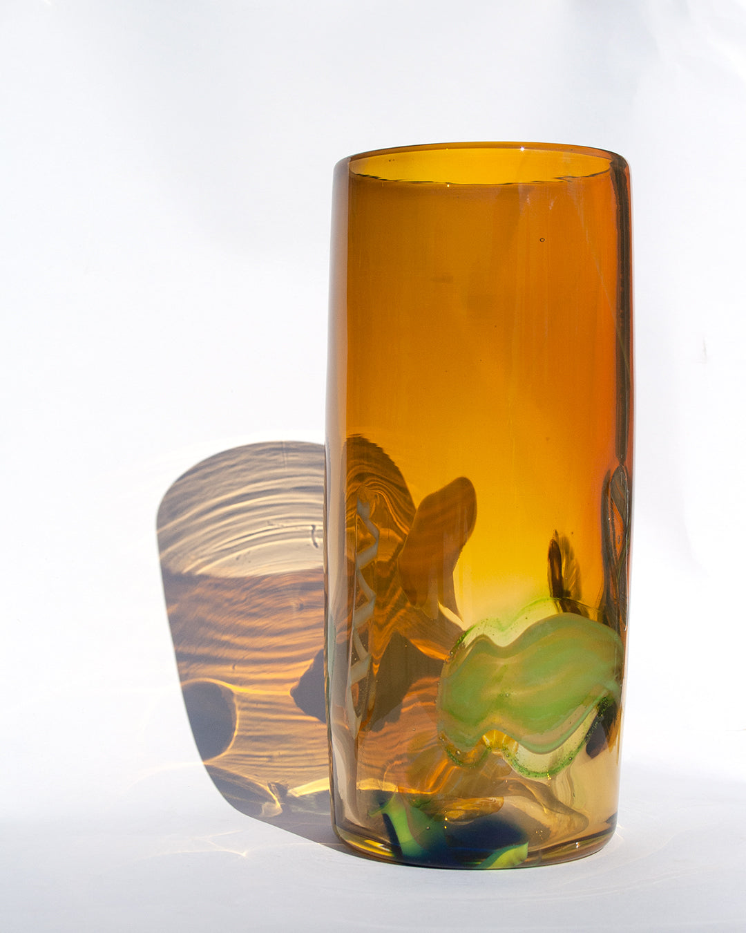 Amber Sunrise Nassau Vase