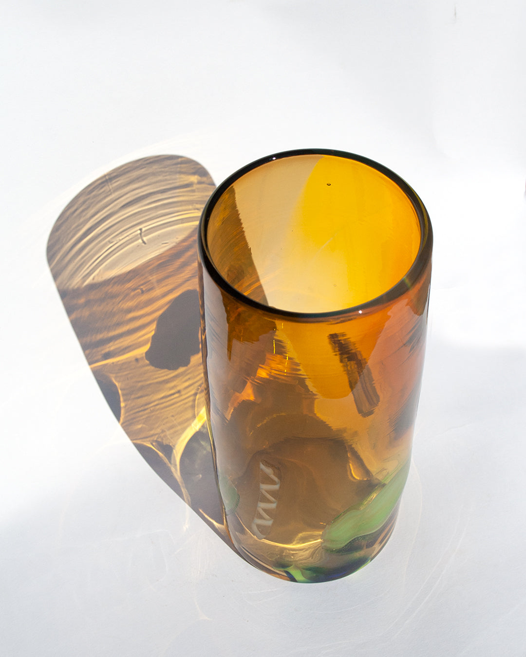 Amber Sunrise Nassau Vase