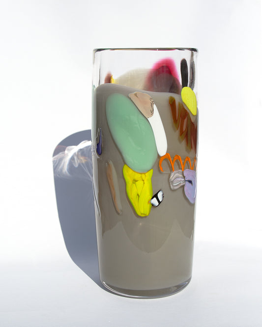 Flotsam Grey Wave Vase