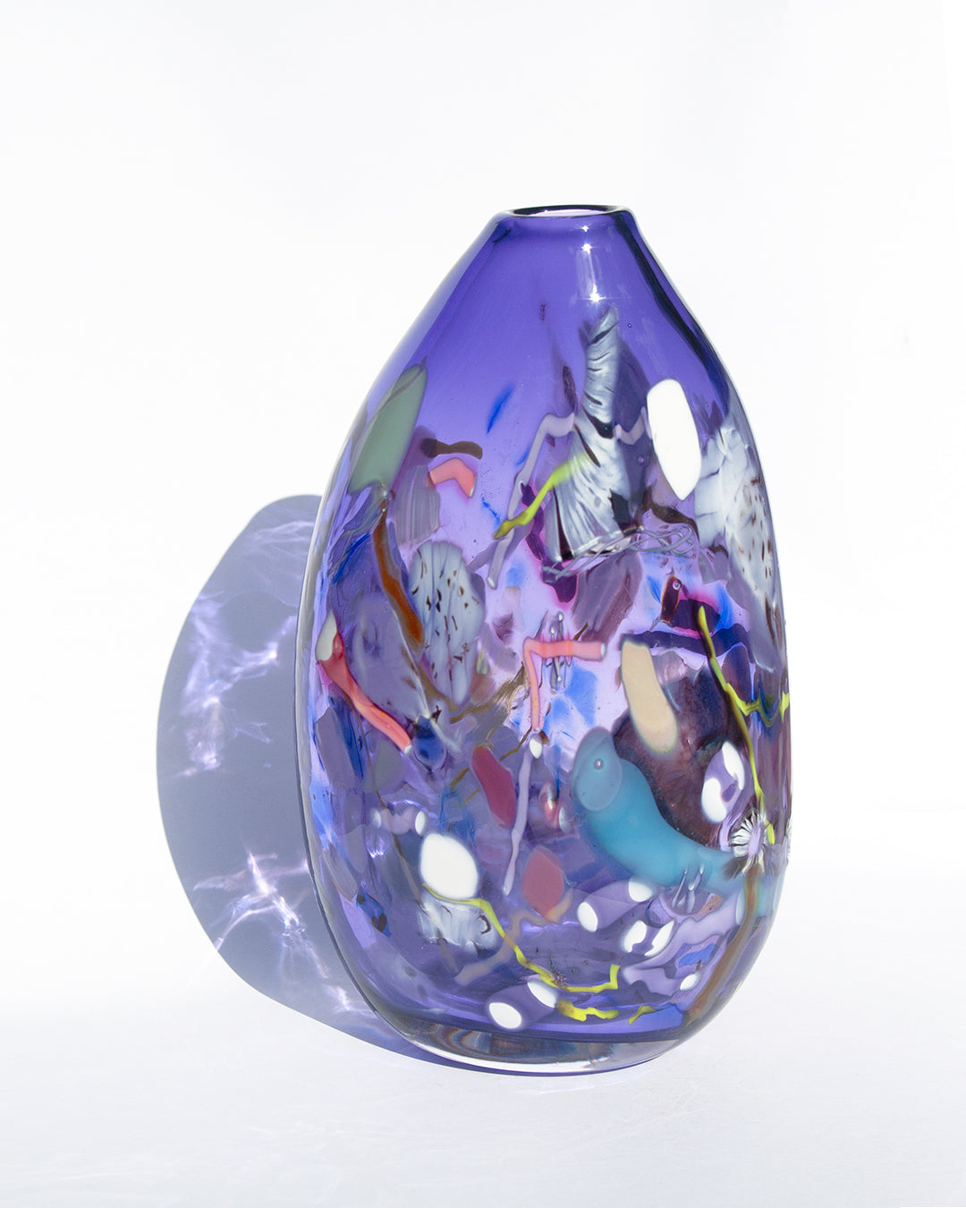 Violet Nassau Ikebana Vase