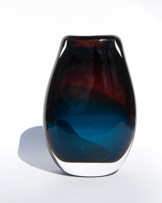 Dusky Landscape Triangle Vase