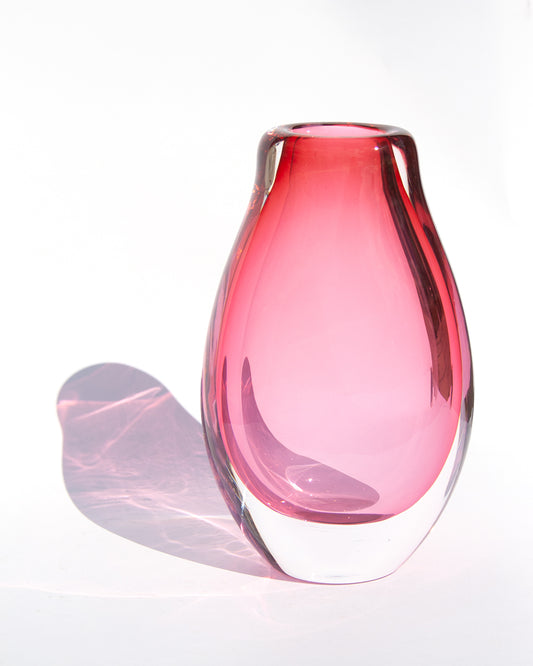 Perfect Pink Triangle Vase