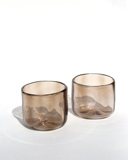 Portabella Ripple Rocks Glass