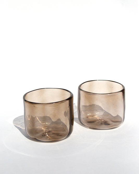 Portabella Ripple Rocks Glass