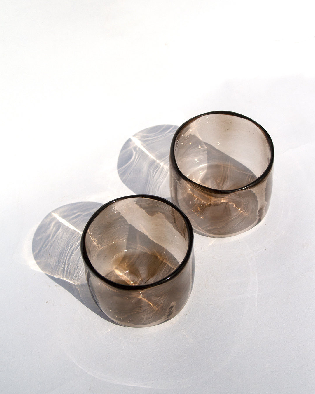 Portabella Ripple Rocks Glass