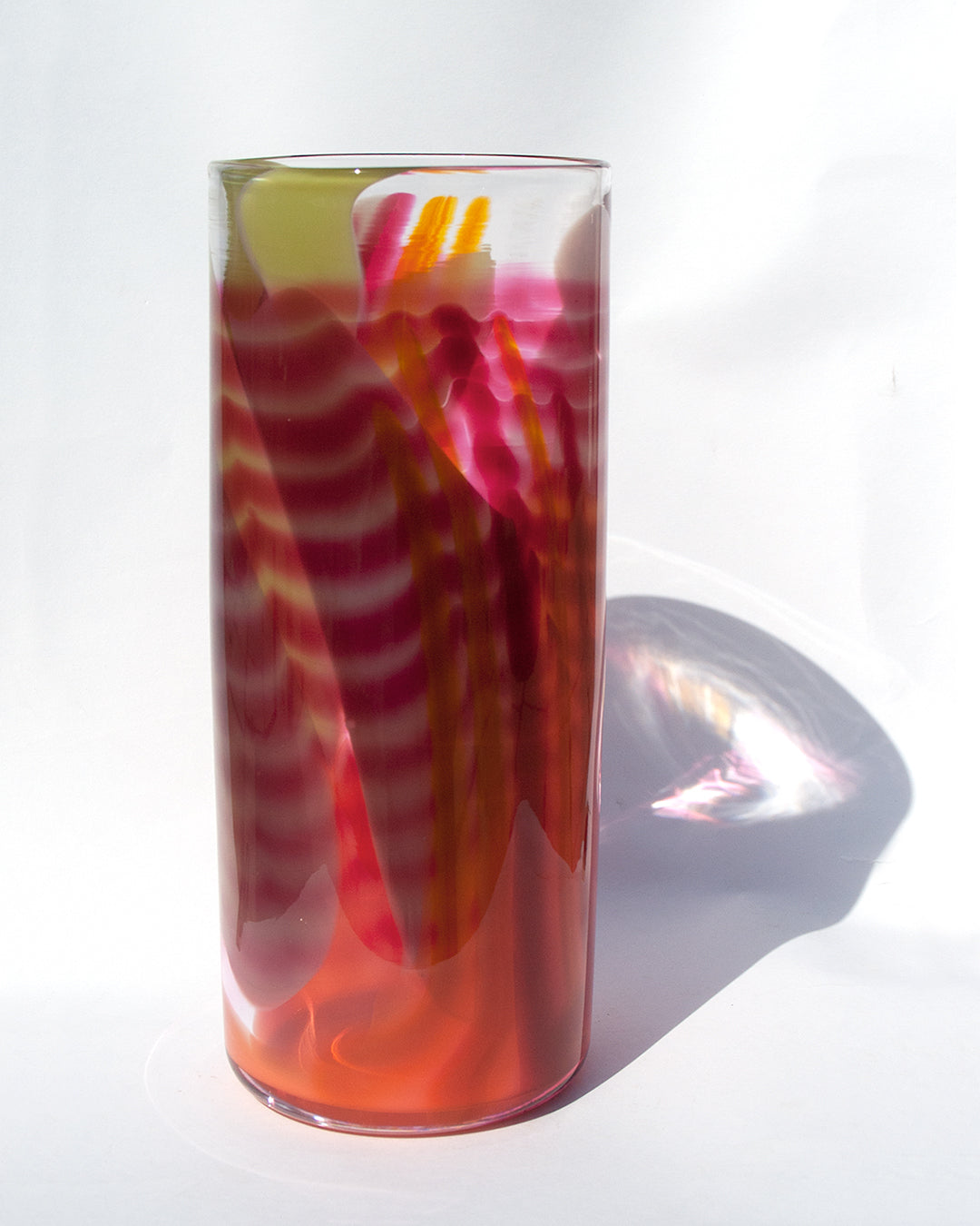 Heavy Citrus Swish Vase