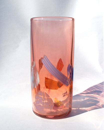Peach Sunrise Nassau Vase
