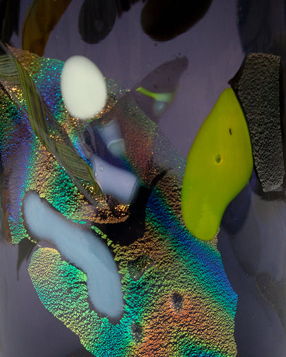 Black Nassau Cylinder Vase