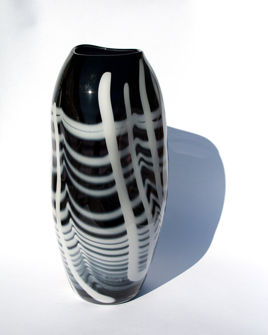 Vasarely Swish Vase