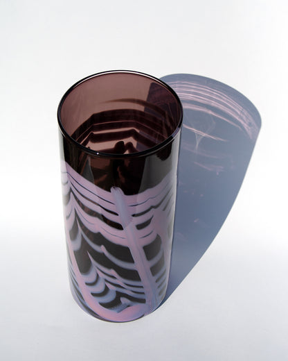 Lilac + Aubergine Swish vase