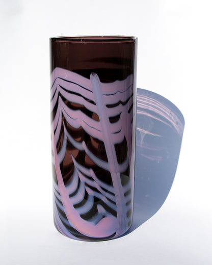 Lilac + Aubergine Swish vase