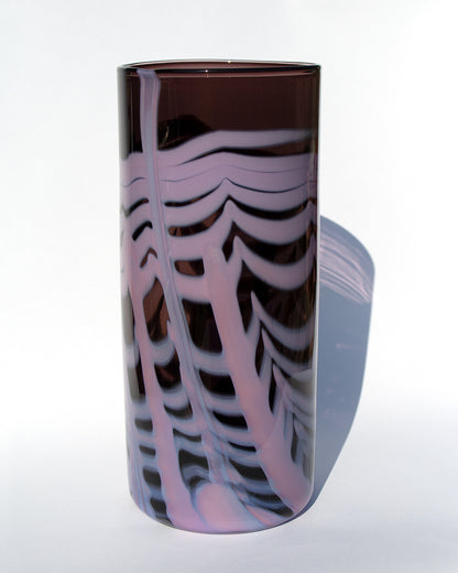 Lilac + Aubergine Swish vase