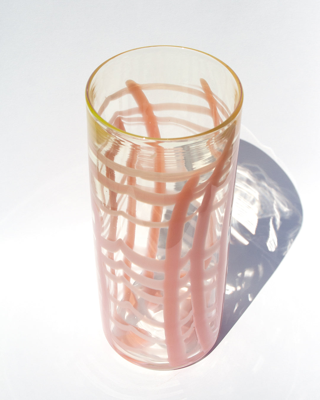 Chiffon Glow Swish Vase