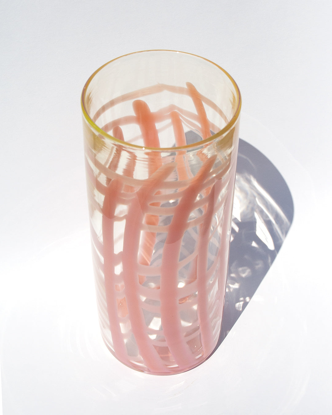 Chiffon Glow Swish Vase