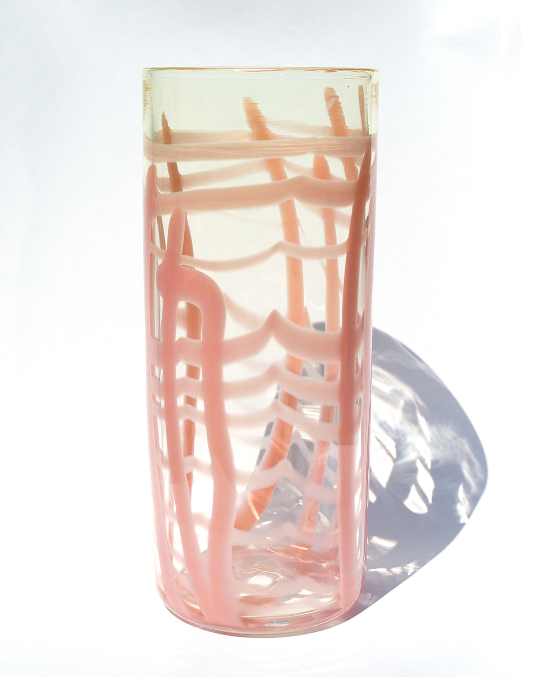 Chiffon Glow Swish Vase
