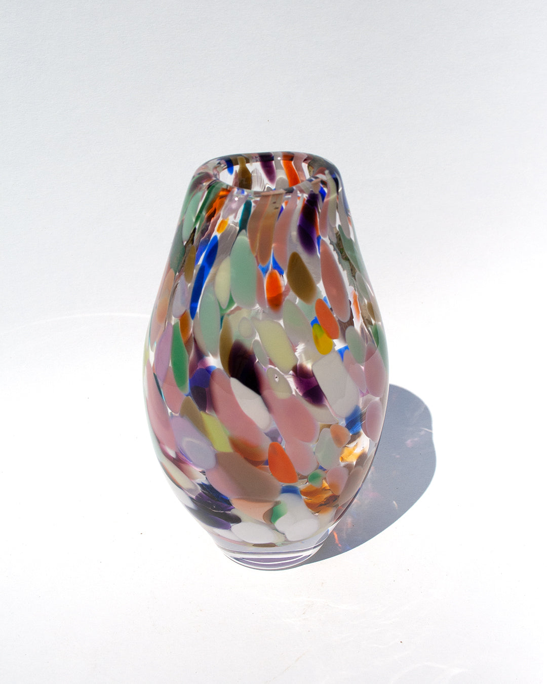 Silk Blouse Triangle Vase