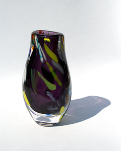 Deep Violet Triangle Vase