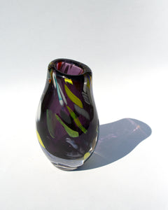 Deep Violet Triangle Vase