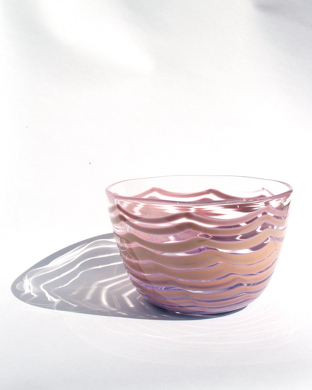 Lavendar Calcedony Wave Bowl