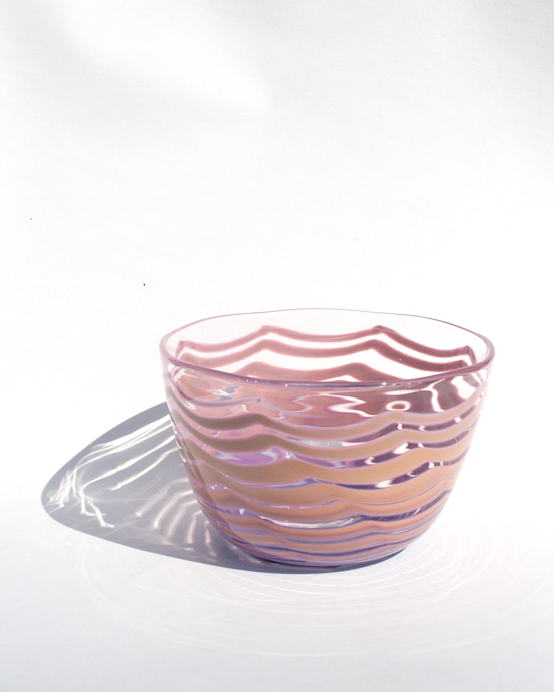 Lavendar Calcedony Wave Bowl