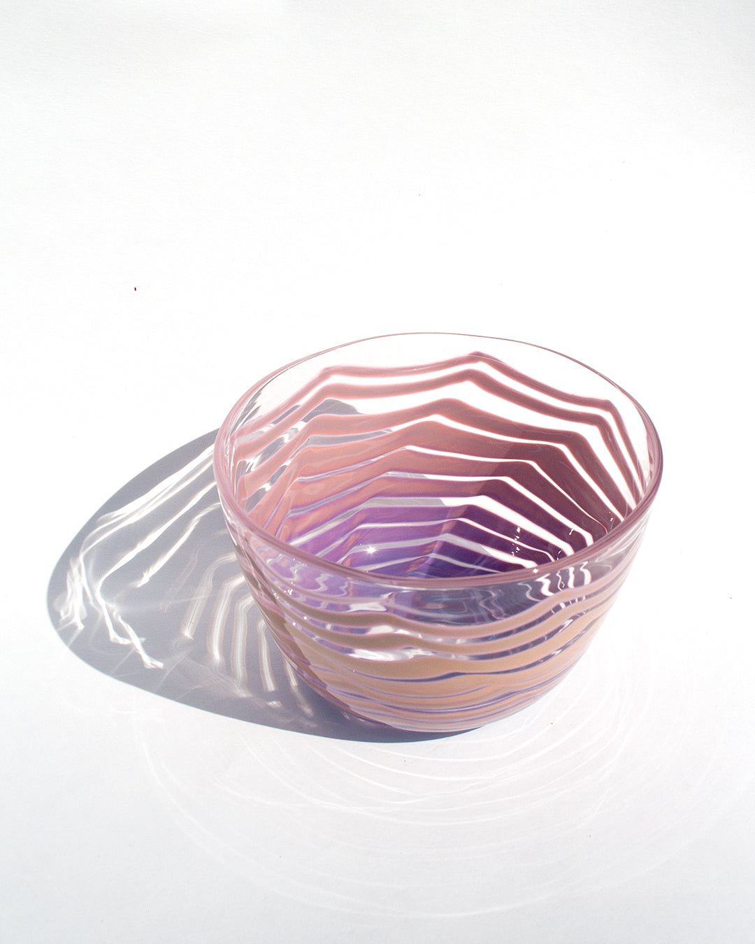 Lavendar Calcedony Wave Bowl