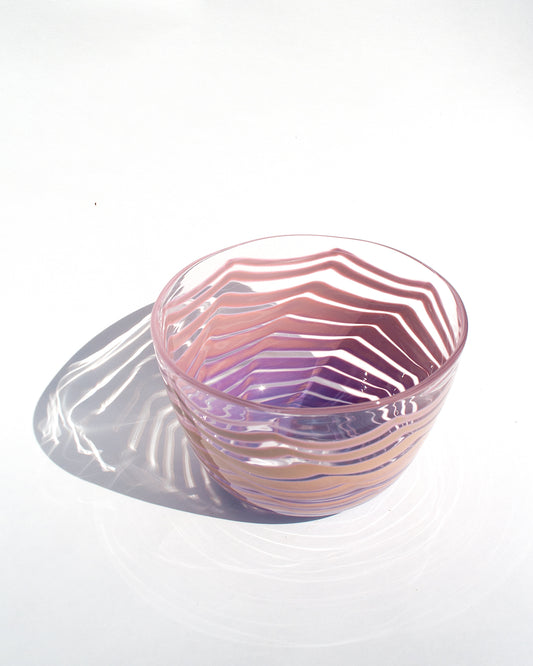 Lavendar Calcedony Wave Bowl