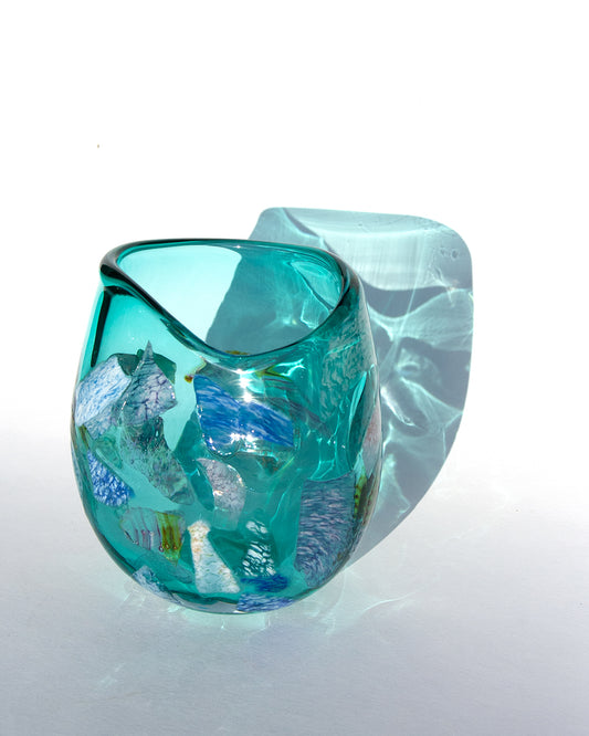 Piscean Seaglass Vase