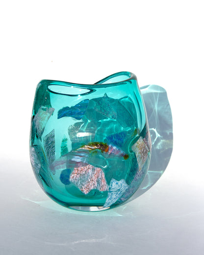 Piscean Seaglass Vase