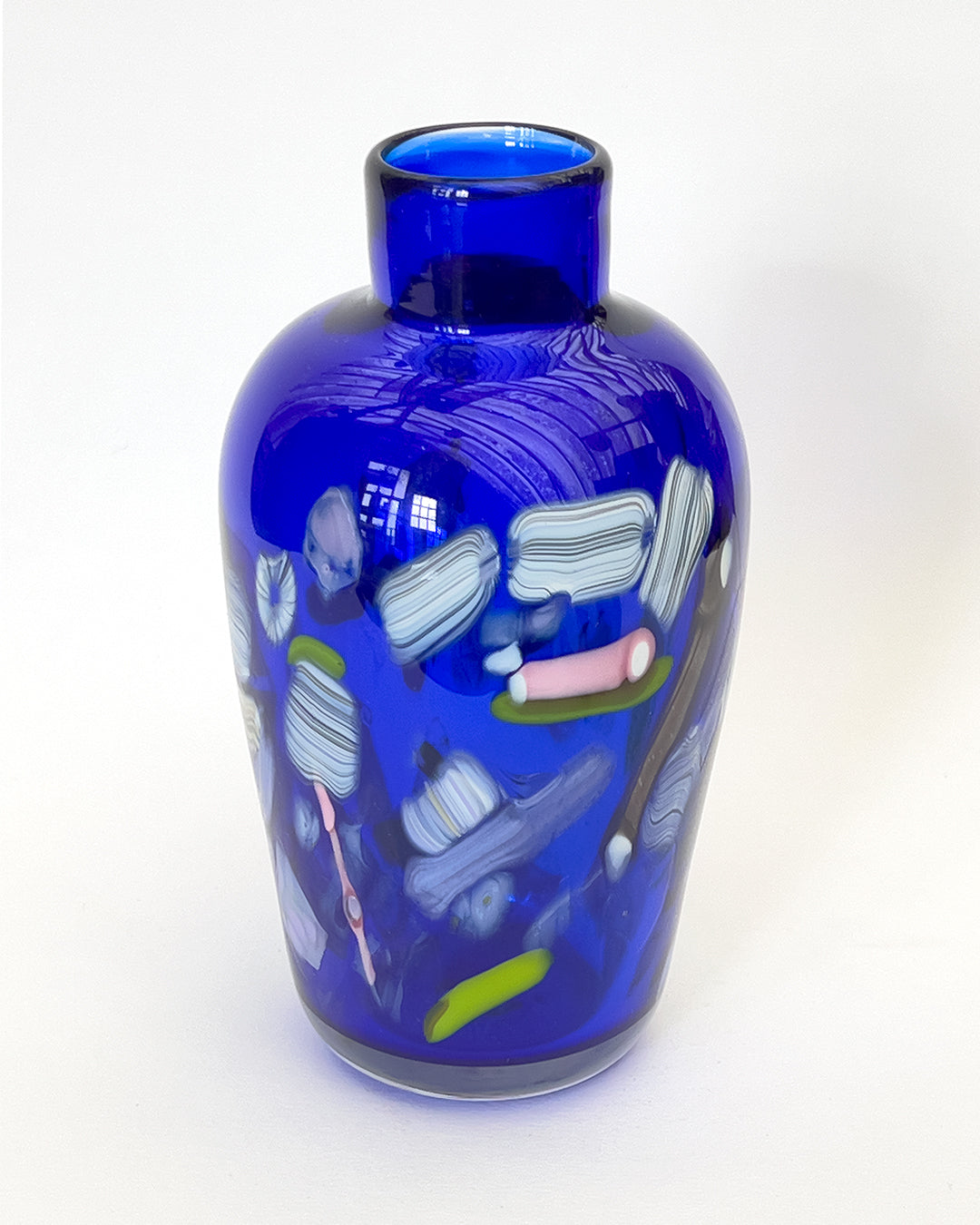 Cobalt Naked Nassau Vase
