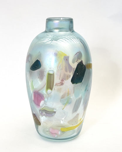 Iridized Piscine Nassau Vase