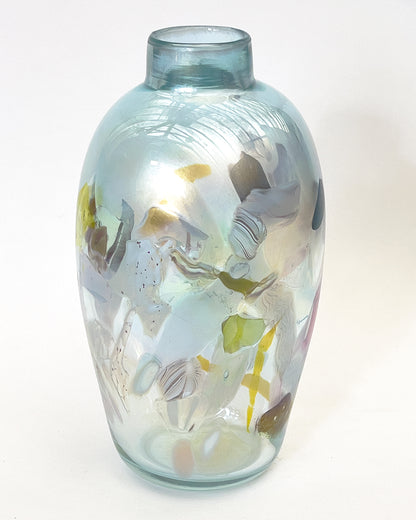 Iridized Piscine Nassau Vase
