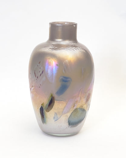 Iridized Dusty Pink Nassau Vase